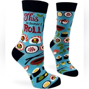 •Sushi Lover’s Flex• Coloful Novelty Crew Socks